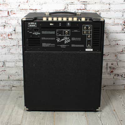 Fender - Rumble 200 1x15 Solid-State Bass Combo Amplifier - USED image 3