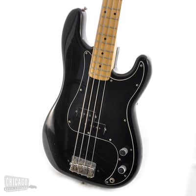Fender Precision Bass Black Maple Fretboard 1982 image 2