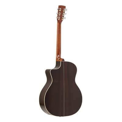 Crafter ES-ROSE GCE NAT ES Series Grand Auditorium Cutaway Solid Spruce Top Mahogany Neck 6-String Acoustic-Electric Guitar w/Gig Bag image 2