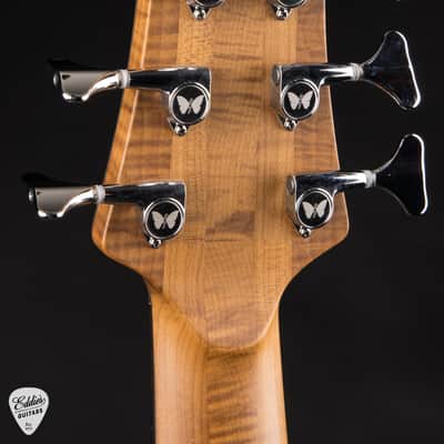 Fodera Imperial 6 Elite - Walnut/Black Limba image 8