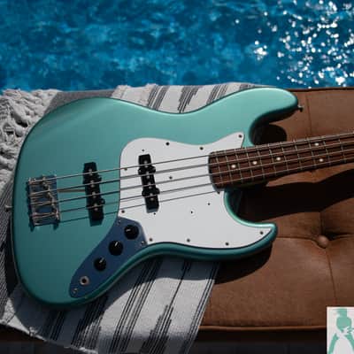 Fender FSR Limited Edition JB-62 OTM (Ocean Turquoise Metallic) '62 Jazz Bass Reissue - Pro Set Up w Perfect Frets/Action/Intonation! image 6