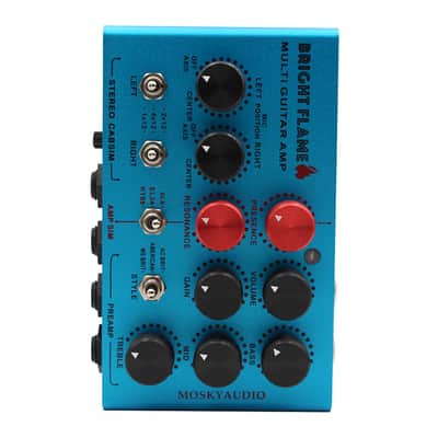 Mosky BRIGHT FLAME DI Box Effect Pedal Preamp Simulator,Power Amp Simplifier Pedal Stereo Cab Simulator ,price include the import duty for US buyer image 1