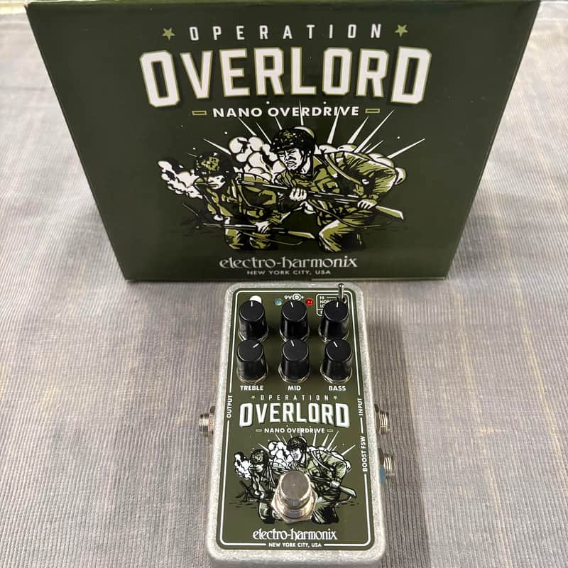 Electro-Harmonix Nano Operation Overlord Stereo Overdrive 2019 - Present - Green image 1