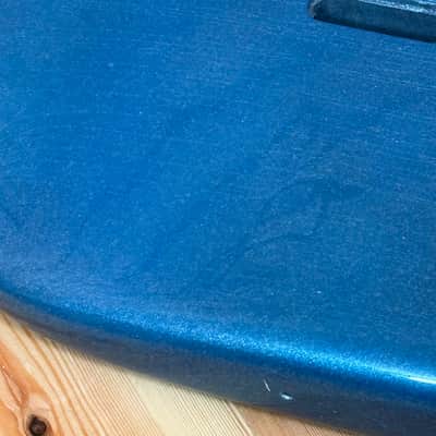 1740g Kohlin Guitars S-Type Roasted Pine replacement body Aged Nitro Relic Vintage blue sparkle Made in Sweden image 5