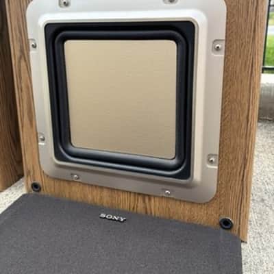 Pair Of SONY APM-790 Speaker System⭐️Great Condition⭐️Wood⭐️Working Confirmed image 2