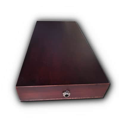 Handmade Wooden Stomp Box Foot Drum: Deep Bass Kick, Heel-Toe Dual Zone, Quad Piezo, Passive EQ, No Battery image 2