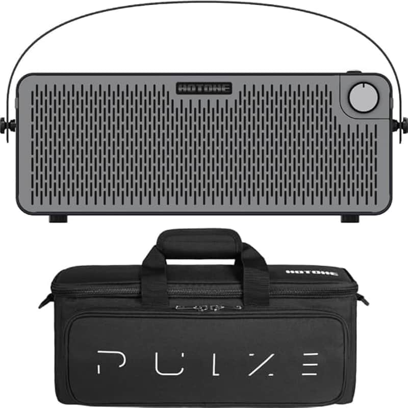 HOTONE PULZE AP-30BK Portable Modeling Bluetooth Amplifier Touch Screen Guitar Bass IR Cabinets with Multi FX Stereo Mobile APP Multifunctional w/ Bag image 1