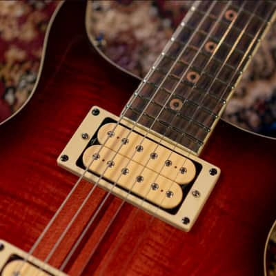Washburn Wing American Hawk1 78 - Vintage Sunburst, Crafted in Washuburn's US Custom Shop, Ash Body w/ Carved Maple Top, Neck-through Design, B-Stock image 9