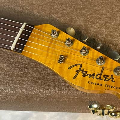 NEW! Fender Custom Shop Flamethrower Telecaster Custom - Journeyman Relic - Modern Specs - Texas Special Pick-Ups - AAAA Flamed Neck - Purple Sparkle - Authorized Dealer - 7.6lbs - G06941 image 6