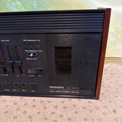 tandberg cassette deck TCD 440a Tape Player Black 3 Heads Made Norway Audiophile image 5