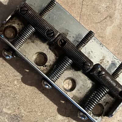 1958-64 Fender Musicmaster guitar bridge Duo Sonic image 3