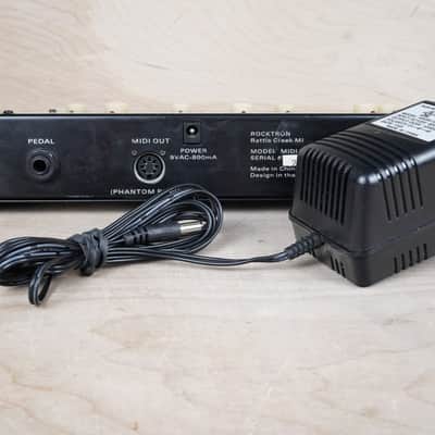 Rocktron MIDI Mate Foot Controller Black w/ Power Supply, 30ft MIDI Cable image 6
