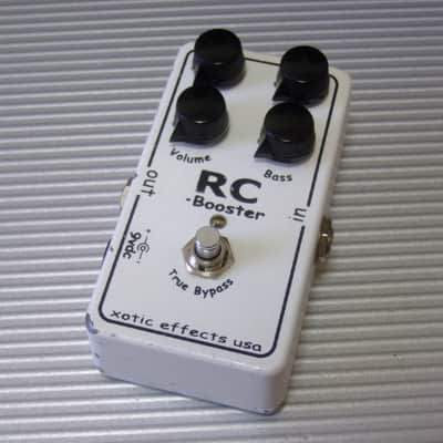 The Earliest Version Engraved Serial Xotic RC Booster | Reverb