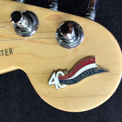Rare Fender 40th Anniversary American Standard Stratocaster USA 1994 Brown Sunburst Rosewood fretboard image 20