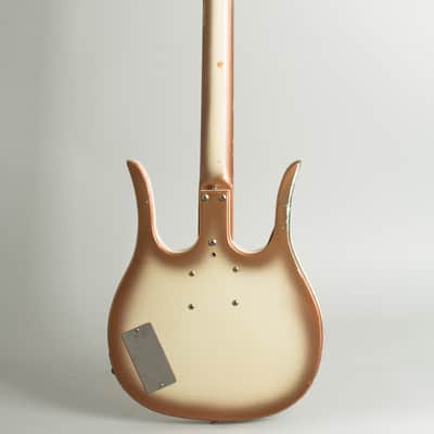 Danelectro  Longhorn Guitarlin Model 4123 Semi-Hollow Body Electric Guitar (1965), ser. #1025 image 2