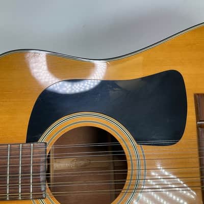 Washburn D12-12N 12-String Acoustic Guitar & Hard Case ***NECK CRACKED*** image 11