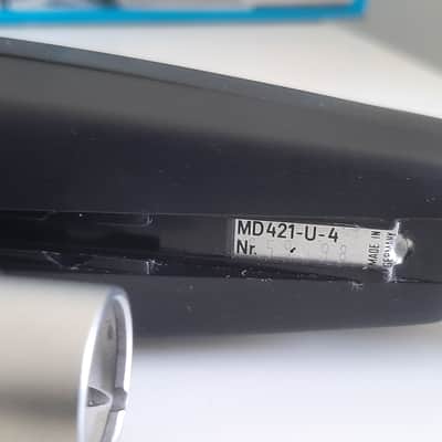 Set of 3x Sennheiser MD 421-U4 Cardioid Dynamic Microphones with Matched Serials 1960s - 1990s - Black image 19