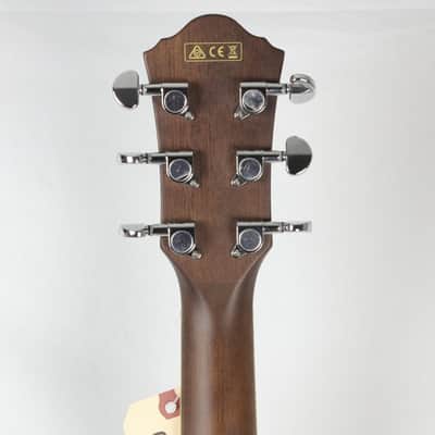 Ibanez AEG12II-NMH Acoustic-Electric Guitar, Natural High Gloss Mahogany (USED) image 7