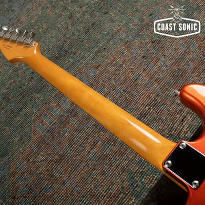 2017 Fender Traditional 60s Stratocaster Made in Japan Rare Candy Tangerine image 14