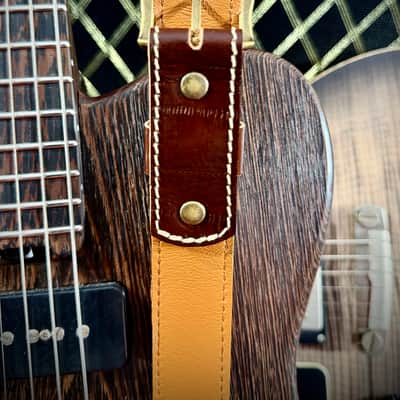 Blue Bell Straps Johnson OSTRICH LEG Strap Exotic Leather One of a Kind Exclusive Al’s Music Factory Collection 2026 - Mid Brown image 14