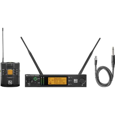 Electro-Voice RE3-BPGC-5L UHF Wireless Bodypack Set with GC3 Instrument Cable image 1