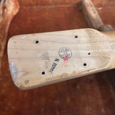 Fender Precision Bass Neck 1970’s Rosewood Fretless w Original Tuners image 12