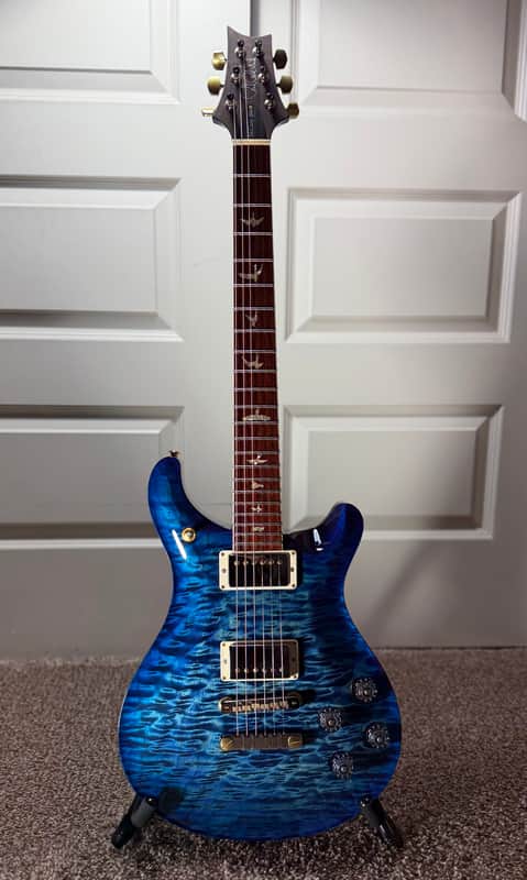 PRS 2018 McCarty 594 Wood Library 10-Top - River Blue image 1