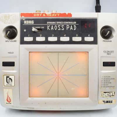 Korg KP-1 Kaoss Pad 1 Dynamic Effects Controller With Power Supply 018876 image 2