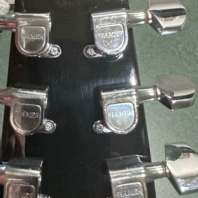 Hamer Blitz 1983 - Black Silver Graphic image 16