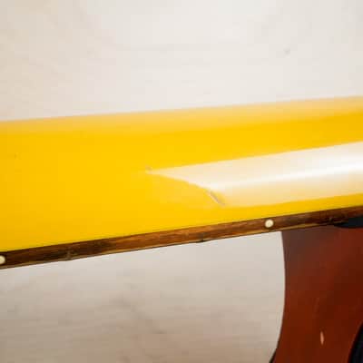 Yamaha SG-RR Standard MIJ 1989 Lime de Mahogany Yellow Vintage Japan P-90 PUs w/ Bag image 12