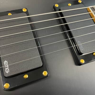 ESP LTD EC-1000 Electric Guitar – Vintage Black – B Stock image 8