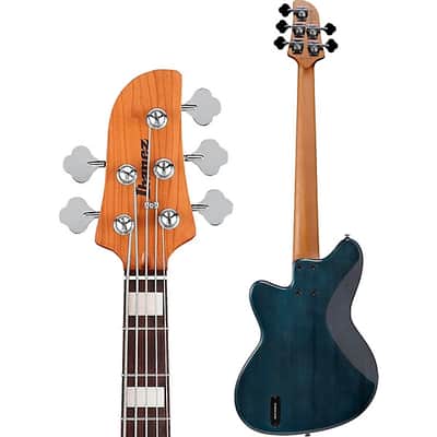 Ibanez Talman Bass Standard 5 String  Electric Bass - Cosmic Blue Starburst (TMB405TACBS) image 2