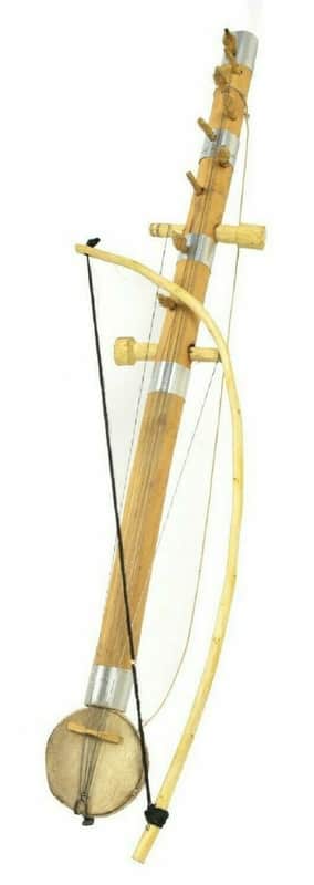 Handmade Ravanahatha Sarangi Musical Rajasthani Folk Fiddle Ravanhatta String Instrument image 1