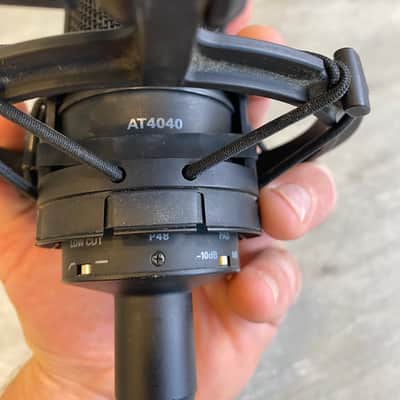 Audio-Technica AT4040 Large Diaphragm Cardioid Condenser Microphone 2010s - Black image 2
