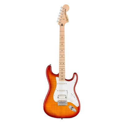 Squier Affinity Series Stratocaster FMT HSS - Sienna Sunburst w/ Maple FB image 2