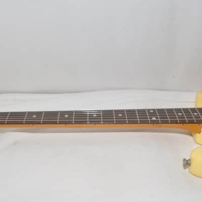 Fender Japan MG69 ' Mustang Yellow White Electric Guitar Ref No 7689 image 9