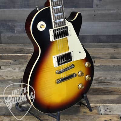 Pre-Owned Epiphone '59 Les Paul - Tobacco Sunburst with Hard Shell Case image 9