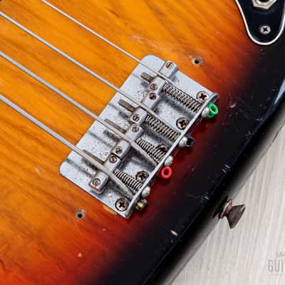 1978 Fender Precision Bass Sunburst Vintage Bass, 100% Original w/ Case image 8