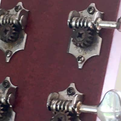 6 Vintage Reissue Aged Nickel Grover Sta-Tite 3x3 Tuners Acoustic Relic Martin image 7