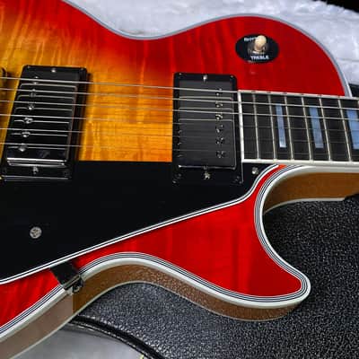 NEW! Gibson Dealer Select Custom Shop Les Paul Custom AAA Figured Top - Heritage Cherry Sunburst - Authorized Dealer - 8.8 lbs - G07452 image 5