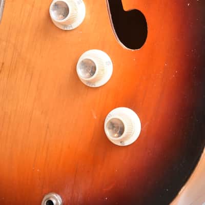 Hüttl Archtop – 1960s German Vintage Sharkfin Jazz Guitar / Gitarre image 4