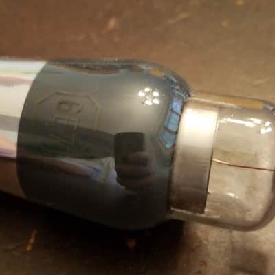 RCA ONE (1) 6E7 Pentode Antique tNOS TESTED Vacuum Tube Smoked Glass Audio 1932-1939 image 4
