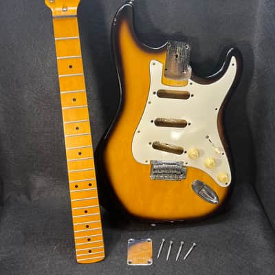 Cort Strat style body and neck - Sunburst image 1