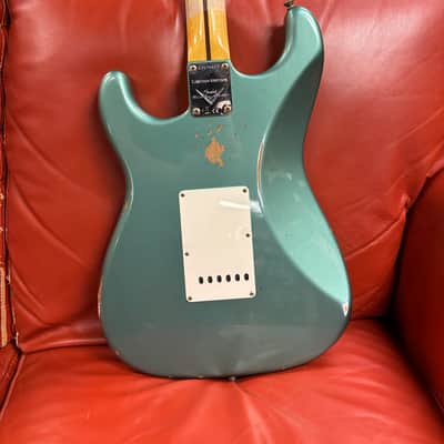 2024 Fender Custom Shop Limited Edition '57 Stratocaster Reissue Relic Faded Sherwood Metallic Green image 11