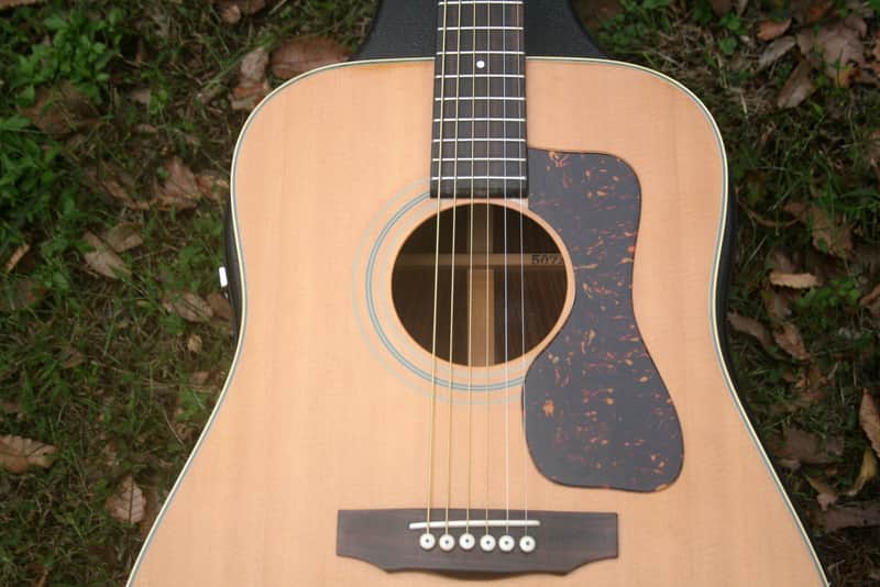 Aria GL-350 Guild D40 copy by Matsumoku Japan 1975 Natural+Hard
