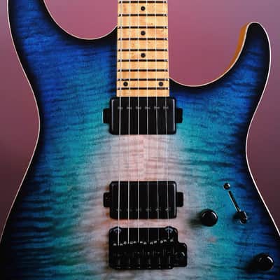 Mayones Aquila Elite V24 S 6 Natural Fade Turquoise Burst Gloss image 4