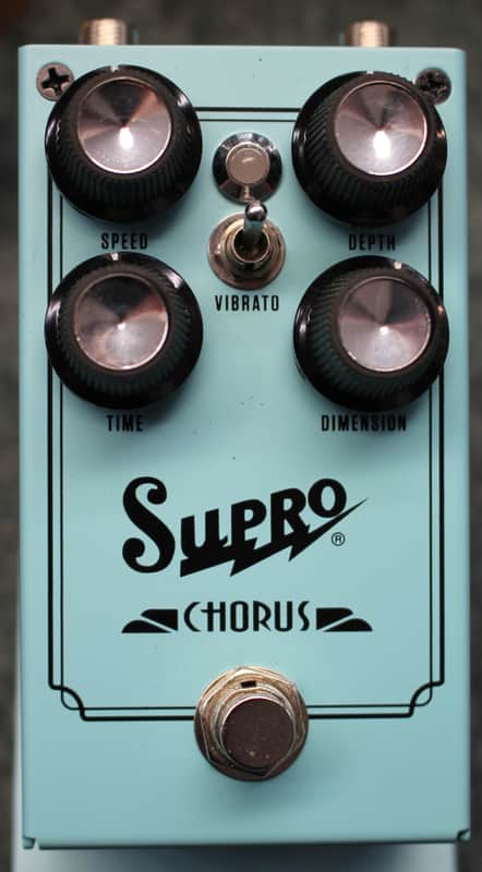 Supro 1307 Analog Chorus Guitar Effects Pedal image 1