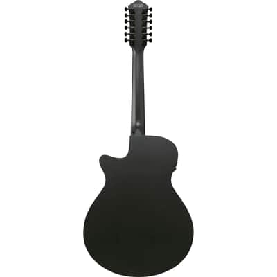 Ibanez AEG1221 AEG 12-String Acoustic Electric Guitar - Black Out image 3