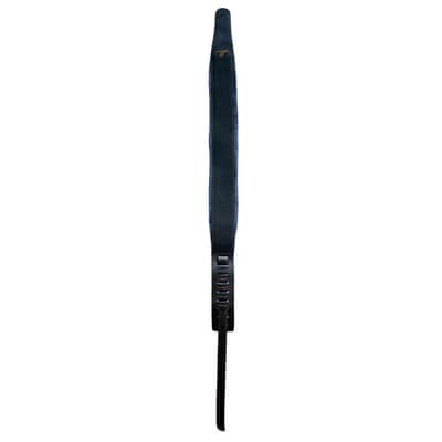 Magma Leathers 2.52" Delux Argentinean padded Black Leather and jeans Guitar Strap (07MN01A.) image 2
