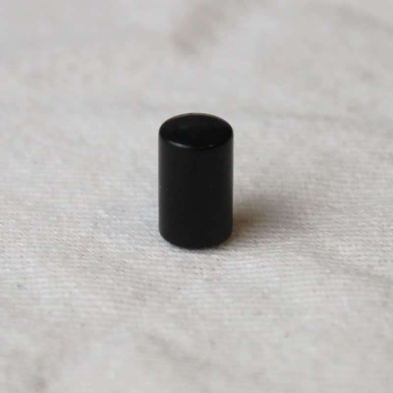 Diatonic Button Accordion Part - Black Bass Button 7.4mm x 12mm image 1